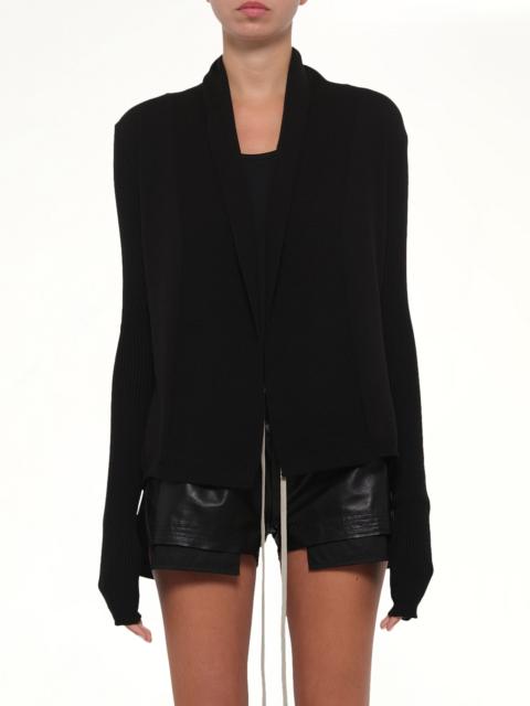 Rick Owens Naska Cardigan in Black
