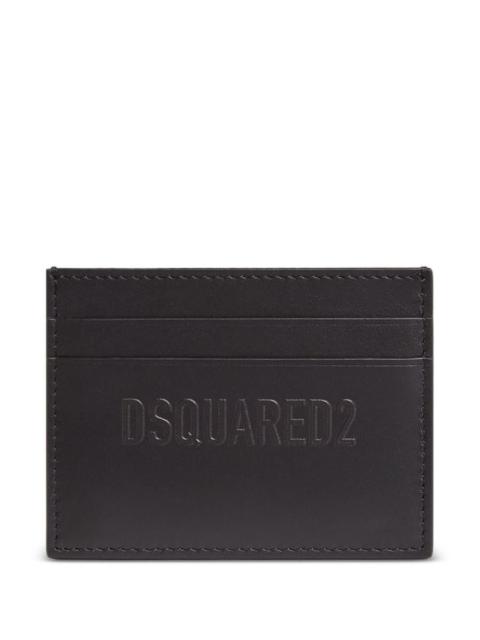 DSQUARED2 DSQUARED2 Calfskin Card Holder With Logo