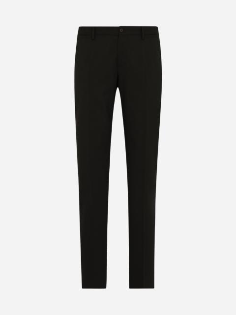 Dolce & Gabbana Trousers in stretch wool