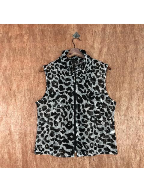 Other Designers Japanese Brand - Konju Mesh Net Leopard Vest