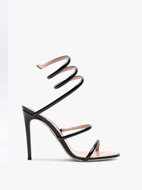 RENE CAOVILLA Cleo Metallic Black Sandal 105
