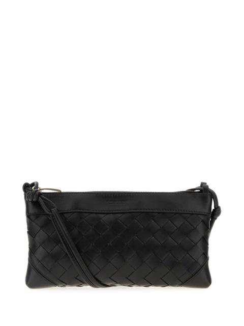 Bottega Veneta Bottega Veneta Women Black Leather Crossbody Bag
