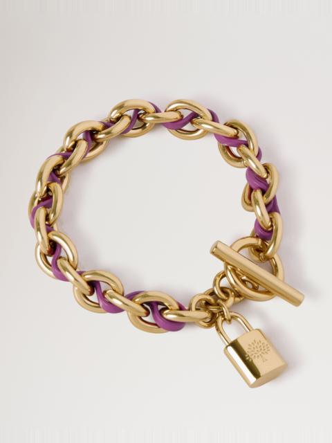 Mulberry Lily Leather Chain Bracelet Small
Orchid Bloom Small Classic Grain & Plated Stainless Steel