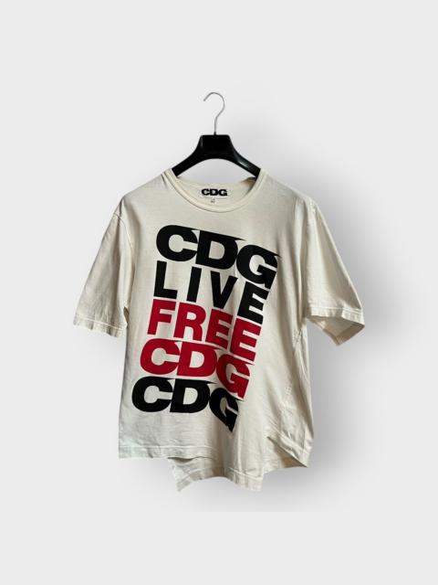 Other Designers CDG by Comme des Garcons - ARCHIVAL! 2010s Comme Des Garçons CDG Live Tee (XL)