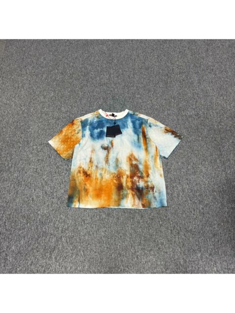 Louis Vuitton Louis Vuitton LV blue-grey tie-dye silk short-sleeved T-shirt