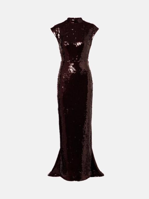 ROTATE Kamaja sequined gown