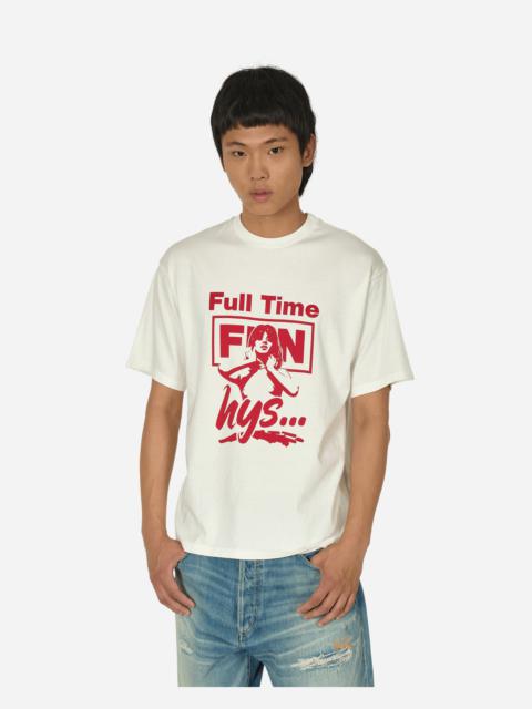 Full Time Fun T-Shirt Dirty White