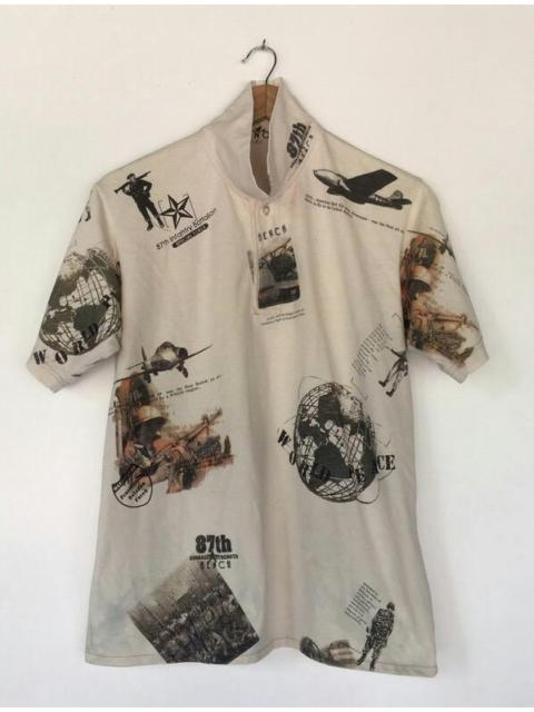 Other Designers Vintage - JAPANESE BRAND ARMY SHORT SHIRT