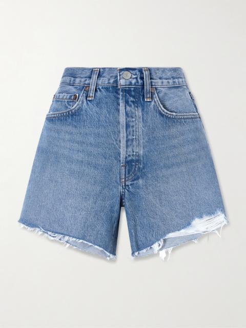 AGOLDE Parker Distressed Denim Shorts