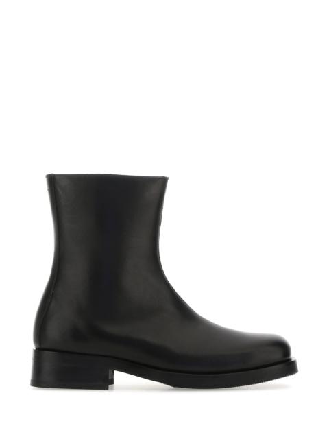 Our Legacy Black leather Camion ankle boots