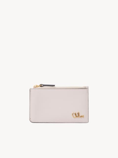 Chloé SMALL CHLOÉ ICONIC PURSE WITH CARD SLOTS IN GRAINED LEATHER