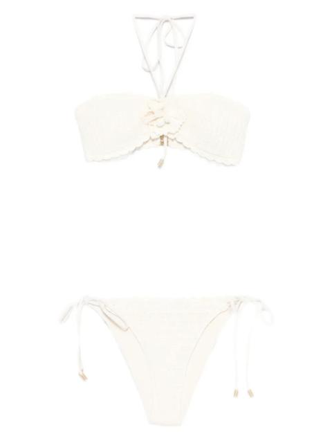 Zimmermann `Awaken Crochet` Flower Bikini
