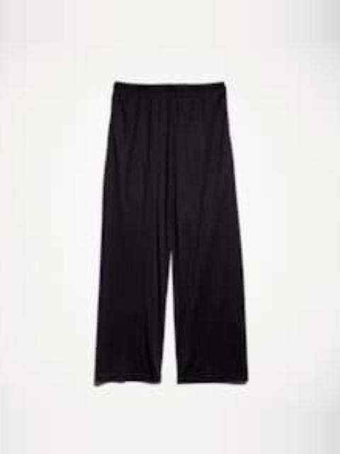 GUCCI Light silk jersey sportswear pants