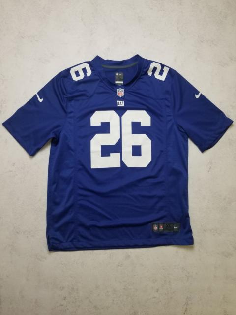 Nike Nike New York Giants #26 Saquon Barkley Onfield NFL Jersey