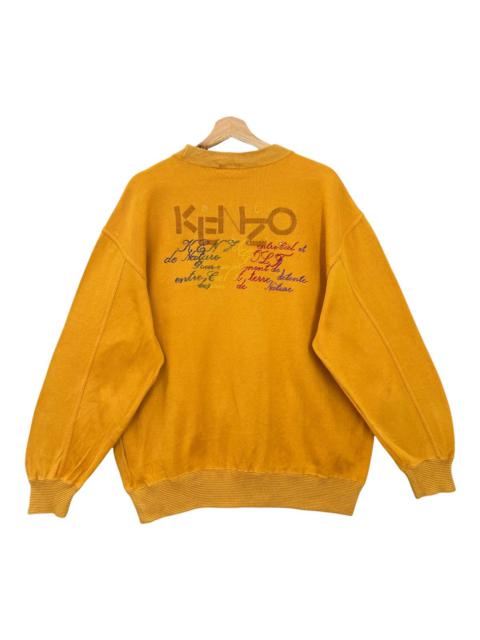 KENZO Vintage 90s Kenzo Golf Big Logo Crewneck Sweatshirt Size L