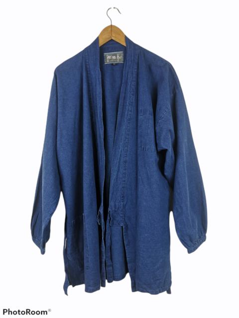 Other Designers Japanese Brand - Vintage Kurokimono Denim Indigo Kendo Kimono