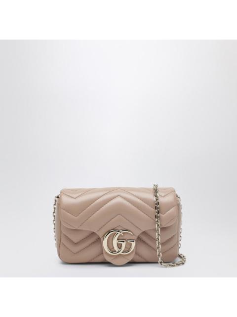 GUCCI Gucci Mini Gg Marmont Shoulder Bag In Pale Pink Women