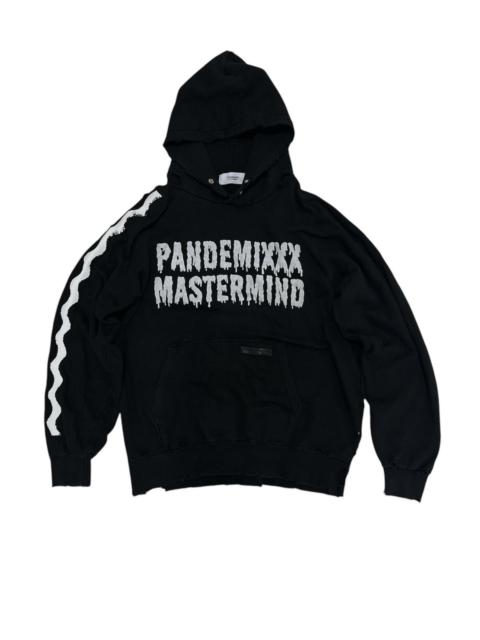 Other Designers Japanese Brand - Pandemixxx mastermind asymmetrical Wave Leather Hoodie Rare