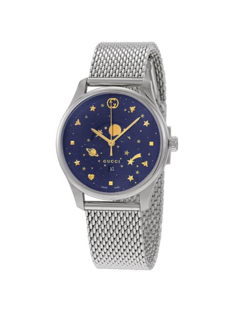 Gucci G-Timeless Blue Motifs Dial Men's Watch YA126328