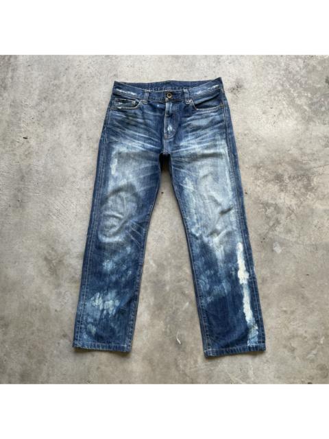 Other Designers Vintage - Vintage Japanese Faded Bleach Denim Jeans Pants W33x29