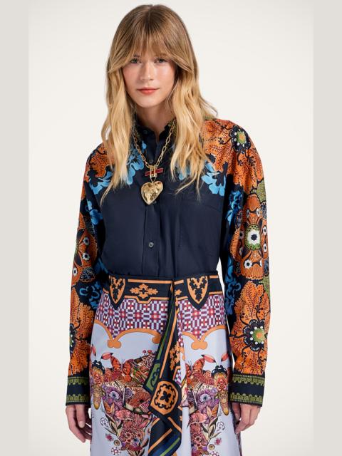 La DoubleJ La DoubleJ Better Than Your Boyfriend'S Shirt in Bounty Placée Orange at Nordstrom