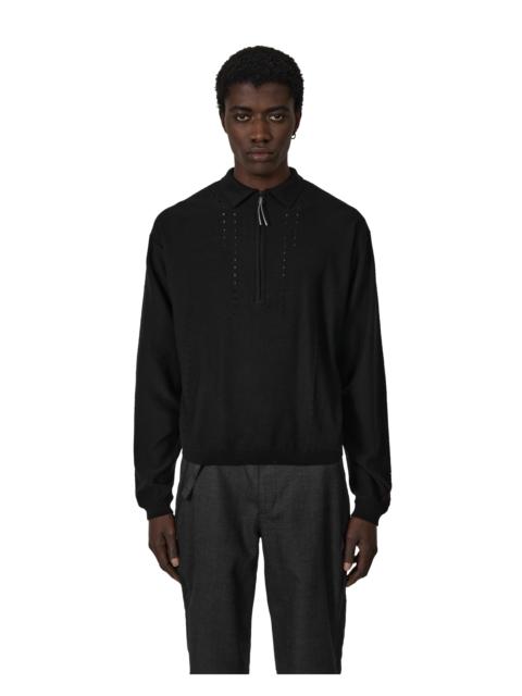 ROA Pinched Wool Knit Polo
