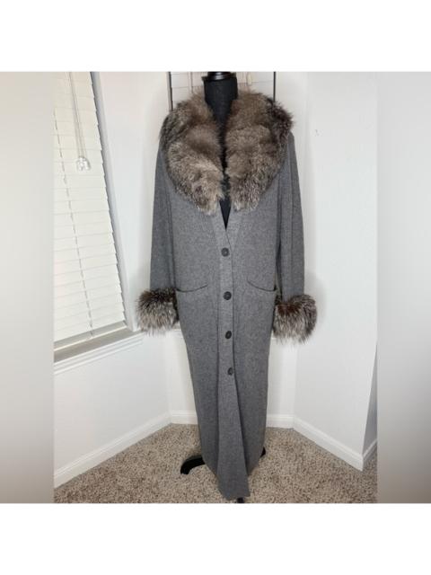 Other Designers Buonuomo - Elegant Grey 100% Cashmere Jacket