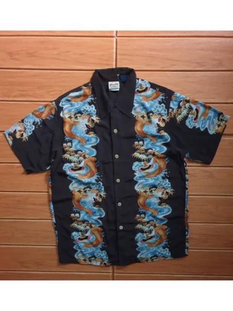 Other Designers Aloha tropical fish koi yakuza Japanese Hawaiian shirt