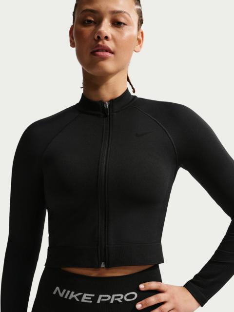 Nike Nike Women's Pro Seamless Dri-FIT Full-Zip Mid-Layer Top