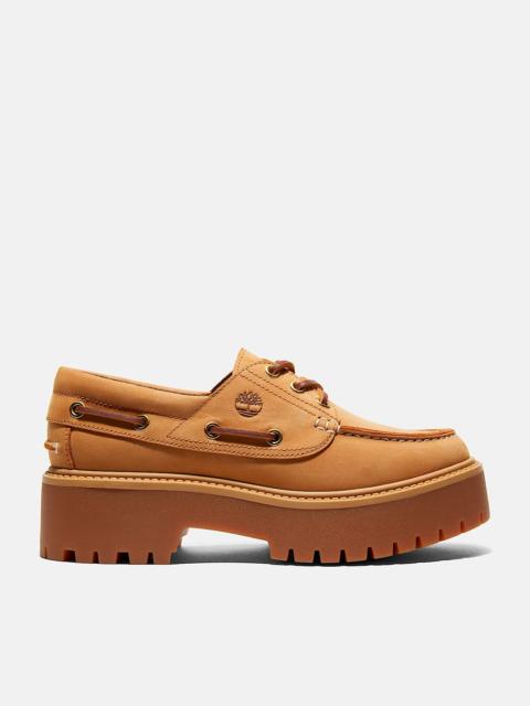 Timberland Women’s Stone Street Platform Boat Shoe