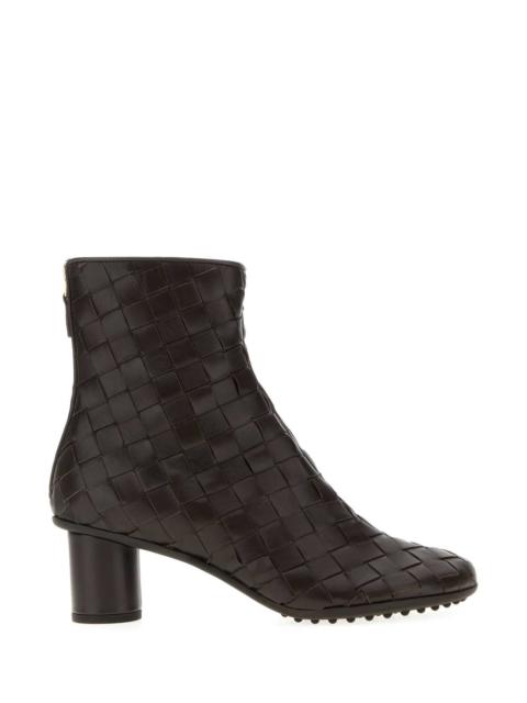 Bottega Veneta Bottega Veneta Women Dark Brown Nappa Leather Atomic Ankle Boots
