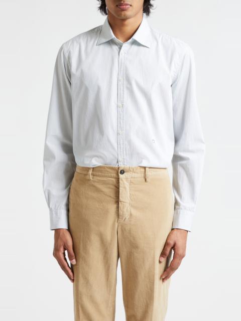 massimo alba Massimo Alba Genova Stripe Button-Up Shirt in Bianco at Nordstrom