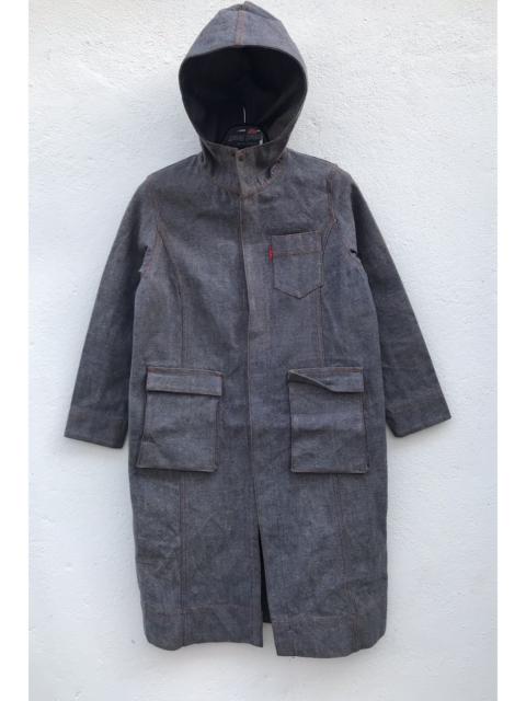 Other Designers Japanese Brand - Shima Shima Denim Hooded Long Jackets