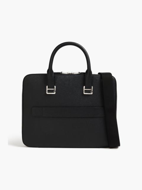 Other Designers Cadogan pebbled-leather briefcase