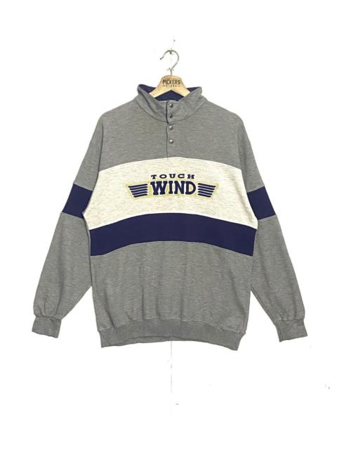 Other Designers Vintage 90s Touch Wind Sportwear Sweatshirts Polo Large