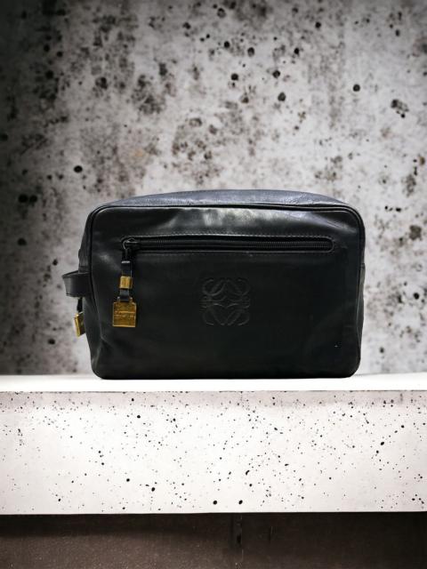 Loewe VINTAGE LOEWE FULL LEATHER CLUTCH BAG