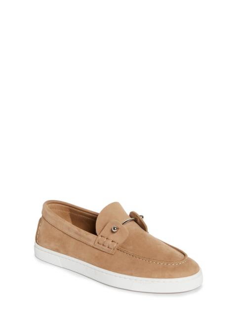 Christian Louboutin Christian Louboutin Chambeliboat Donna Boat Shoe in Lionne at Nordstrom