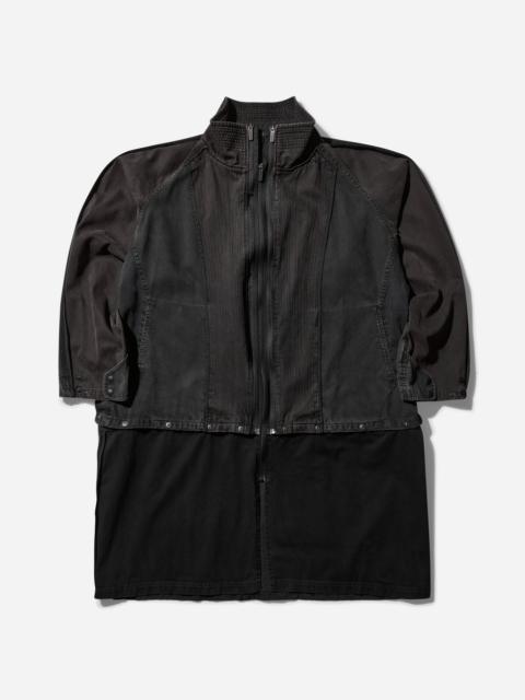 HYEIN SEO Men's Convertible Patchwork Coat Stone