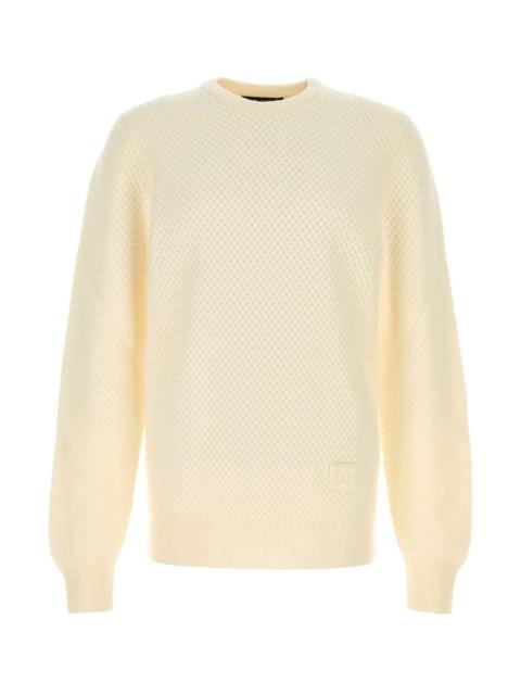 Dolce & Gabbana Dolce & Gabbana Men Ivory Wool Sweater