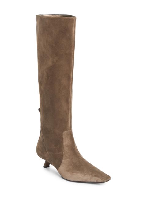 Brunello Cucinelli Brunello Cucinelli City Kitten Heel Boot in C8769 Torba at Nordstrom