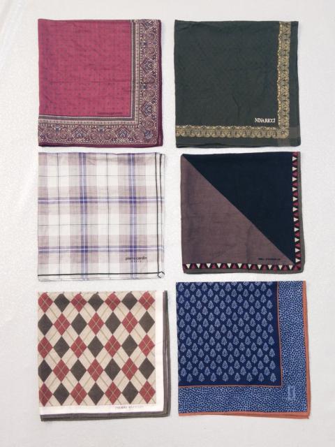 Other Designers Vintage × Yves Saint Laurent - 💥 Combo 6 Pieces Handkerchiefs/Bandana