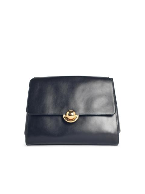 FURLA Furla 'M Domus' Black Leather Shoulder Bag