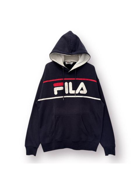 Other Designers 🔥 Vintage Fila dark blue Hoodie Sweat - L