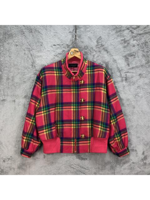Other Designers Japanese Brand - BARMARNE FEMME COLORFUL TARTAN JACKET #5097-33