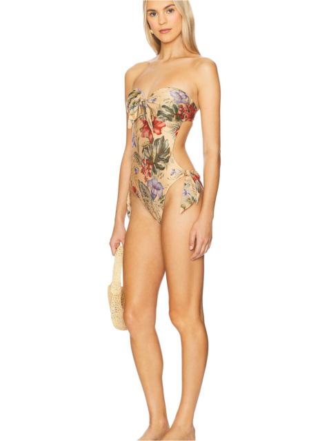 Coco Scarf Tie One Piece Swimsuit