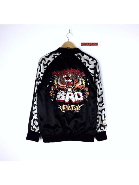 Other Designers Japanese Brand - Sukajan Japanese Bomber Jacket White Tiger Exclusive