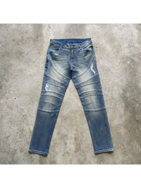 Other Designers Japanese Brand - Vintage Japan MCD Jeans Rusty Embroidery Denim Faded Pants