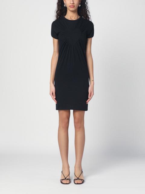COPERNI Black mini dress with heart