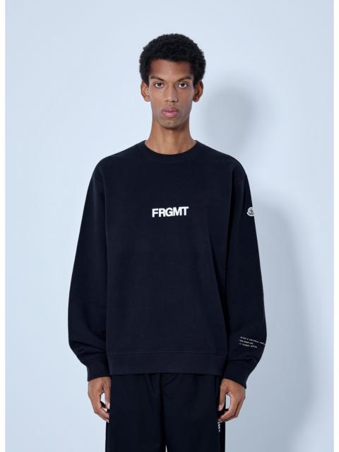 Moncler Moncler X Frgmt Hiroshi Fujiwara Men Logo Print Sweatshirt