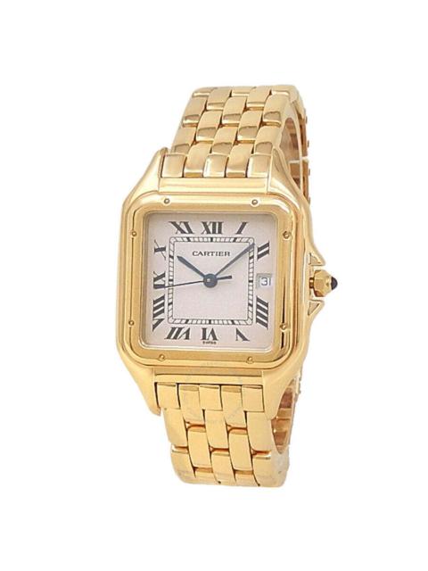 Pre-owned Cartier Panthere Large Quartz White Dial Ladies Watch 83782747